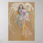 Standing Angel Abstract Figure Fine Art