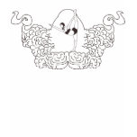 standing bow baby doll t-shirts