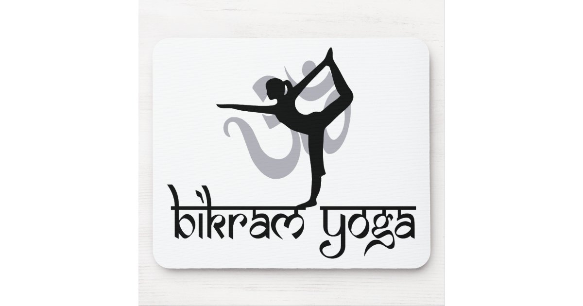 Standing Bow Pulling Pose Bikram Yoga Gift Mouse Pad | Zazzle