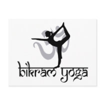 Standing Bow Pulling Pose Bikram Yoga Gift Postcards