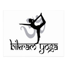 Standing Bow Pulling Pose Bikram Yoga Gift Postcards