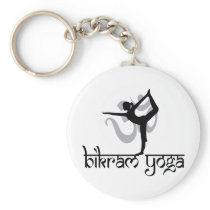 Standing Bow Pulling Pose Bikram Yoga Keychains