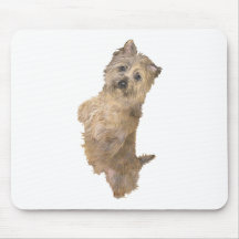 Standing Cairn Terrier Mouse Pads
