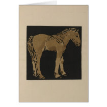 Standing Colt Greeting Cards