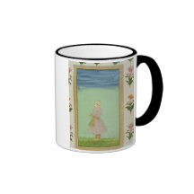 Standing figure of a boy with a jewelled dagger in coffee mugs