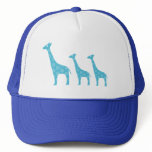 Standing Giraffes (Blue) hats