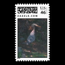 Standing Heron stamp stamps