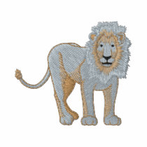 Standing Lion embroidered shirts by ZazzleEmbroidery Standing Lion embroidered shirts