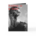 Standing On My Grave Birthday Card by logansomg Standing On My Grave Birthday Card