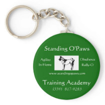 Standing O'Paws keychain