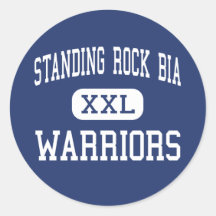 Standing Rock BIA - Warriors - High - Fort Yates Stickers