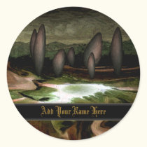 Standing Stone Circle Bookplate Stickers