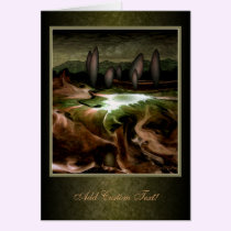 Standing Stone Circle Greetings Card cards