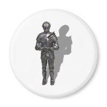StandingArmor060910Shadows Fridge Magnets
