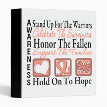 StandUp Celebrate Honor Collage Endometrial Cancer Binder
