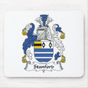 Stanford Family Crest mousepads by coatsofarms Stanford Family Crest mousepads