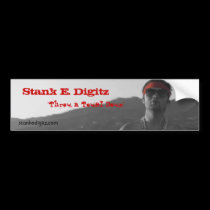 Stank E. Digitz Bumper Sticker bumper stickers