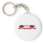Stanton DJ Setup - Disc Jockey Music DJing Deck Keychain