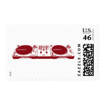 Stanton DJ Setup - Disc Jockey Music DJing Deck Stamps