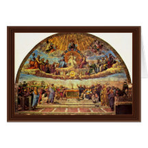 Stanza Della Signatura In The Vatican For Pope Jul Greeting Card