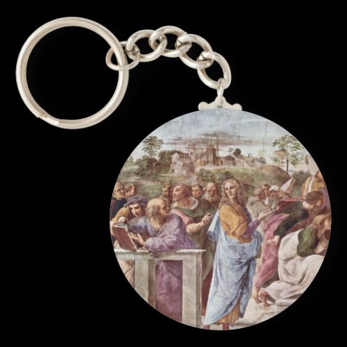 Stanza Della Signatura In The Vatican For Pope Jul Keychain