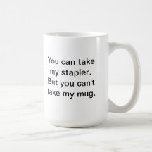 Stapler Remarks Mug
