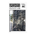 staples in telephone pole postage stamp