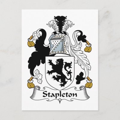 Stapleton Family Crest Post Cards