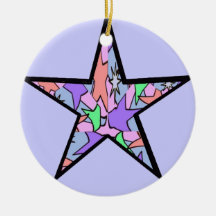 Star 2 Designs in 1 Christmas Ornament