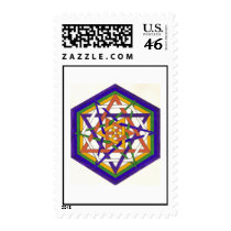 Star 6 A postage by Gretchen_Schork Star 6 A postage