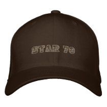 Star 70 Born in 1970 Disco Gold embroidered hats by Funkart Star 70 Born in 1970 Disco Gold embroidered hats
