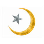 Star and Crescent Postcard