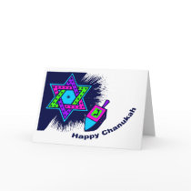 Star and Dreidel Card