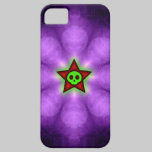 Star and Skull purple iphone 5 Barely There case casemate cases