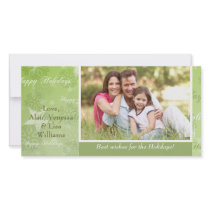 Star and Snowflake Flurry - Photo Holiday Card Picture Card
