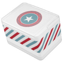 Star and Stripes 4th of July Igloo Cooler Igloo Cooler at Zazzle