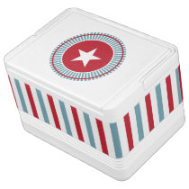 Star and Stripes 4th of July Igloo Cooler Igloo Can Cooler at Zazzle