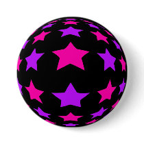 Star Ball Button (Pink and Purple)