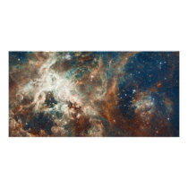 Star Birth in 30 Doradus Tarantula Nebula NGC 2070 Photo Card Template