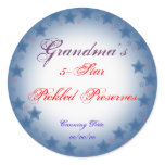 star border canning sticker