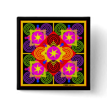 Star Box Geometric buttons