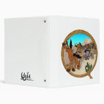 Star Bucky the Rodeo Horse Vinyl Binder