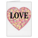 Star Burst Heart of Love cards