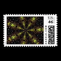 Star Burst Postage postage
