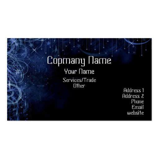 star business card (front side)
