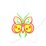 Star  Butterfly Sticker