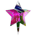 Star Cake Pick Frigg Spirals Sweet 16