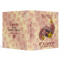 Star Child - Cancer Crab Keepsake Album binders