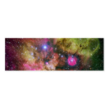 Star Cluster Nebula NGC 2467 Business Card Template