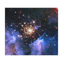 Star Cluster NGC 3603 (Hubble) Gallery Wrap Canvas